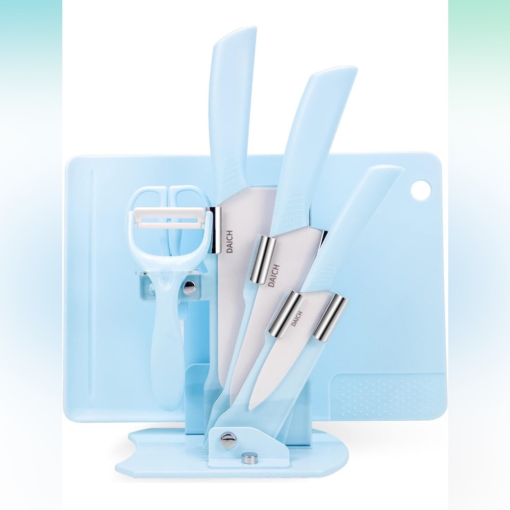 DAICH Ceramic Knife Set of 7 - 6 inch Chopping knives